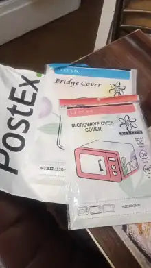 Set Of Fridge Cover & Microwave Oven Dust Cover-Imported